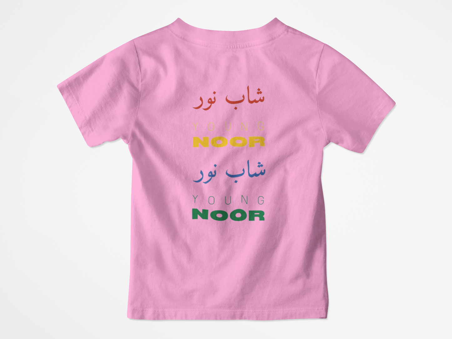 Young Noor Multi Color - Toddler Tee PINK