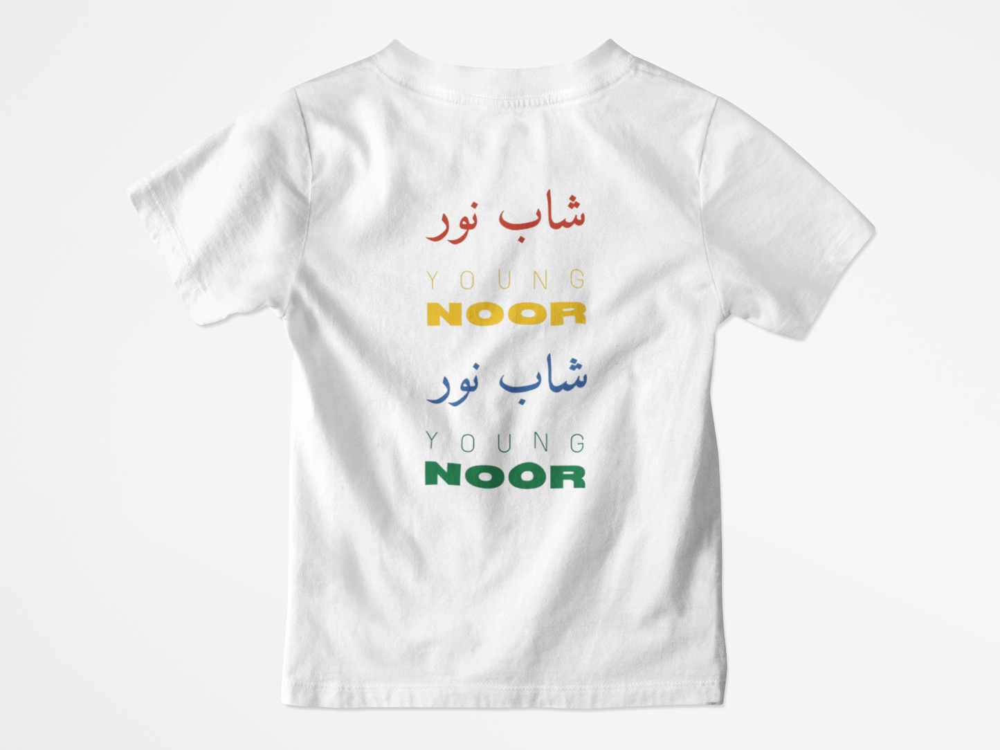 Young Noor Multi Color - Toddler Tee WHITE